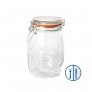 Glass Clip top Jar